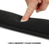 ENHANCE Compact Bluetooth Keyboard Wrist Rest Pad with Soft Memory Foam Support, Anti-Fray Stitching
