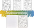 Primary Journal for Grades K–2, Half-Page ½” Ruled Story Composition Notebook, 4-Pack Marble Colors