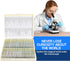 100 Prepared Microscope Slides with Specimens for Kids Adults - Biological Science Lab Samples for School Students