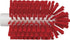 Vikan 5380-90-4 Stiff Tube Brush - Polyester, 3-1/2" x 6-1/4" OAL, Red
