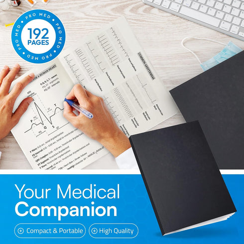 ProMed Products H&P Medical Notebook White Coat & Scrub Pocket SOAP Note and History & Physical Organizer for Medical