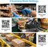 PecuMecu 1D&2D 3-in-1 2.4G PDF417 (TM-10B) Bluetooth Barcode Scanner, Bluetooth & USB Wired & Wireless QR Barcode