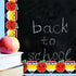 FYSUIMU Back to School Bulletin Board Border Cartoon Pencil Apples Die Cut Trim Border Roll for Classroom Chalkboard
