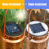 YAKii Butterfly Solar Lanterns Outdoor Waterproof Garden Decor Birthday Gifts for Women Mom Grandma Metal Hanging Solar