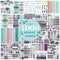 Planner Stickers - Set of Over 1,000 Colorful Stickers, 20 Sheets for Busy Bee Planners