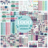 Planner Stickers - Set of Over 1,000 Colorful Stickers, 20 Sheets for Busy Bee Planners