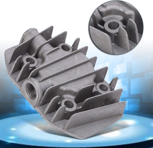 2Pcs Air Compressor Cylinder, Small 2. 3P Air Compressor Cooling Parts, 48mm X 62mm Aluminum Cylinder
