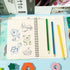L1rabe 2 A5 Otter Spiral Notebooks, Cute Funny College Ruled Hardcover Notebooks for Kids Teens
