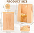 VANKUTL 120pcs 14"x8.3"x3.5" 130 Bread Bags for Homemade Bread Sourdough, Sourdough Paper With Window Sourdough Bread