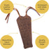 Leather Bible Bookmarks - 2 Christian Bookmarks with Inspirational Verse | Psalm 46:5 | Perfect Gifts
