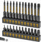 Amartisan Torx Bit Set, 24-Piece S2 Steel, Security Tamper Resistant Fastener Drive Bit, 1" & 2.3" Long T5 - T40