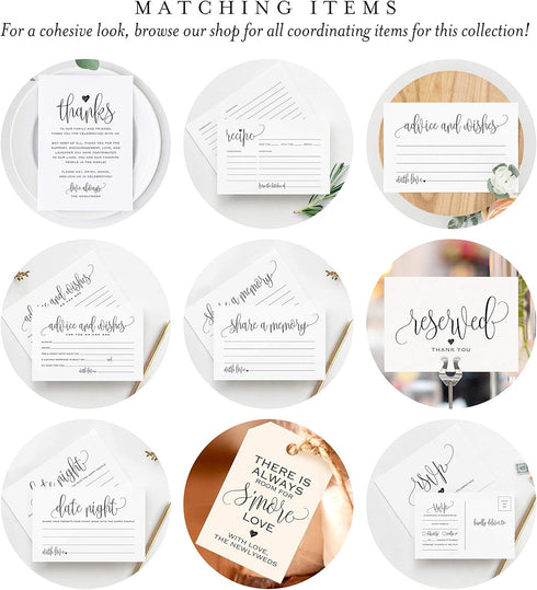 Bliss Collections Mad Libs Advice and Wishes Cards for Newlyweds, Pack of 50, 4x6 Cards for Wedding Reception