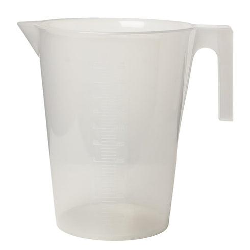SP Bel-Art Tall Form Graduated Pitcher, 5000ml Polypropylene, 100ml Graduation