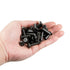 PGMJ 40 Set M6 Set (M6x30mm-Black-D) Bolt and Nut - Black Metric Hex Key Metal Deck Screws for Crib Screws Replacement