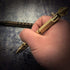 Six-Edge Solid Brass Pen, Bolt Action EDC Pocket Signature Pen