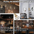 FEYAIM E26 E27 510 cm Vintage Plug in Pendant Light, Metal Pendant Lamp Kit, Hemp Rope Hanging Lamp Socket Pendants