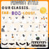 B1ykin 134Pcs Halloween Ghost Bulletin Board Decoration Set, Ghosts Patterned Paper Cutouts for Classroom and Home