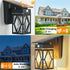 3 IP65 E26 Bulb Solar Porch Lights Outdoor, Dusk to Dawn & Motion Sensor Solar Wall Light with Lantern Shape, Modes