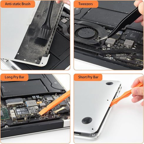 ASTARON 17 in 1 Screwdriver Set for MacBook, Repair Tool Kit with Magnetic Torx Bits & Opening Tool for Laptop