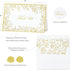 50 Pack 4x6 Inches ponatia Floral Thank You Cards With Envelopes, Gold Foil Greeting Notes with Envelopes & Stickers