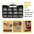 Mr. Pen Nail Assortment Kit, 1500 Pcs, Assorted Sizes Brad Head and Flat Head Nails for Hanging Pictures