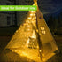 ALENEY 33 100 8 Solar String Lights Outdoor, Feet LEDs Modes Solar Fairy Lights for Outside, Waterproof Outdoor Light