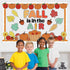 Fall Bulletin Board Decorations Set with Pumpkin Classroom Decors Autumn Maple Leaves for Thanksgiving