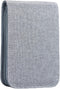 Lanxivi 12 Fountain Pen Case, Waterproof Canvas Pen Display Holder Organizer Bag, Gray Color