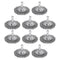 uxcell 10Pcs 2" High Carbon Steel Wire Wheel Brush with 1/4-Inch Hex Shank for Rust Removal and Scrubbing