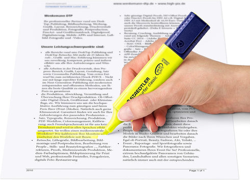 STAEDTLER 364-2 Textsurfer Classic Highlighter - Red (Box of 10)