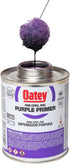 Oatey 30246 4 oz. PVC Regular Clear Cement and 4 oz. NSF Purple Primer Handy Pack