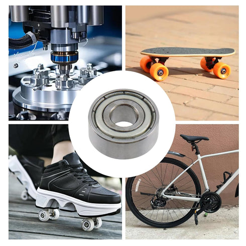 Pack 10 Router Bit Bearing Top Mounted Replacement Kit, Ball Bearings Guide for Repairing Replacement Accessory
