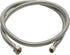 Fluidmaster B1F48 Faucet Connector, Braided Stainless Steel - 3/8 Female Compression Thread x 1/2 F.I.P. Thread, 4 Ft. (48-Inch) Length by Fluidmaster