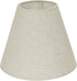 Aspen Creative 32038-2A, 3" 6" 5" Set 2 Empire Clip-On Chandelier Lamp Shade, Oatmeal, Top x Bottom x Slant Height