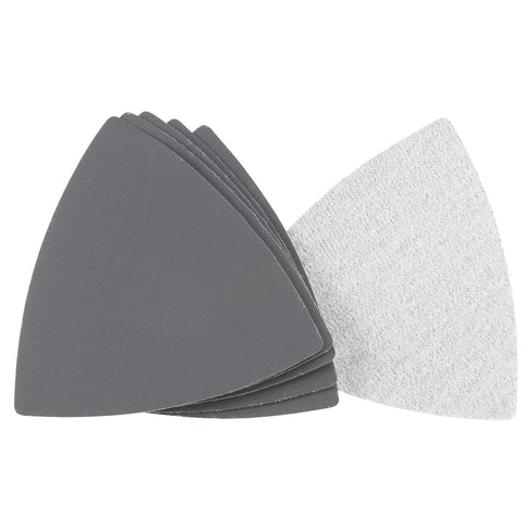 uxcell Triangular Sandpaper Hook and Loop Pad, 3-1/2" Oscillating Multi-Tool, Silicon Carbide, 2500 Grit, 8pcs