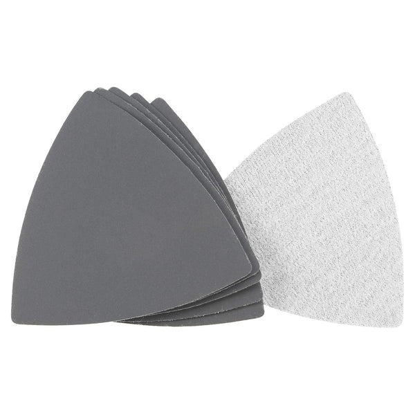 uxcell Triangular Sandpaper Hook and Loop Pad, 3-1/2" Oscillating Multi-Tool, Silicon Carbide, 2500 Grit, 8pcs