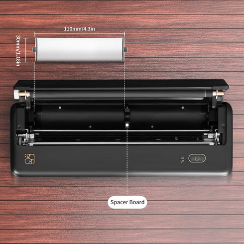 MT810(2 4.3''x23') HPRT Printer Paper Rolls for Rolls |