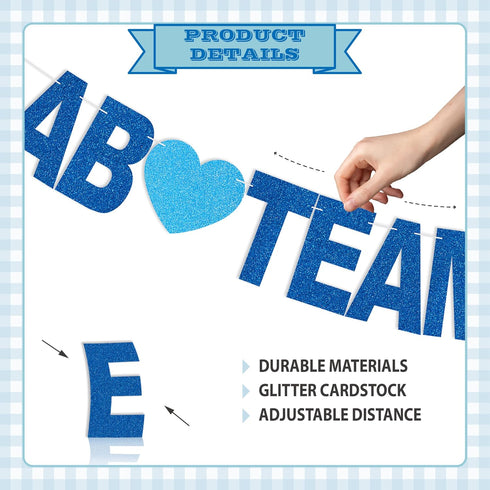 POSLIUE We Love Our LAB Team Banner - NO DIY Medical Laboratory Professional Week Decorations LAB Week Party Supplies