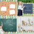 Spring Flower Bulletin Board Border, 65.6 Feet, Scalloped Trim, Springtime Decor for Classroom, Home Office, Chalkboard
