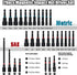 29-Piece Set, 1/4" Magnetic Nut Driver Impact Drill Driver Bits Hex Shank, SAE & Metric Cr-V Steel, Quick Release