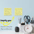 Mr. Pen Sticky Notes, 3"x3", 12 Pads, Pastel Yellow Colors, Self-Stick Aesthetic Colorful Bulk Pads