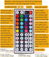 SUPERNIGHT 44 5050 2835 3528 Keys RGB LED Light Strip Wireless Remote Controller Led Light Remote Replacement for SMD