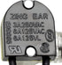 ZE-109 E89885 2 1 1 6A125VAC 3A250VAC Wire Pull Light Switch Replacement Repair Kit On-Off Circuit Position Single Pole