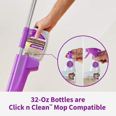 1 Rejuvenate Wood Floor Cleaner Refill, Gallon, Cleans and Protects All Sealed Hardwood Floors and Dries Fast for a