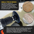 3 Inch 36, 60 80 (25 Dura-Gold Grinding Discs, & Grit Disc Each), R-Type Roll Lock Adapter & Backing Pad - Quick Change