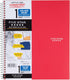 Five Star Spiral Notebook, 1 Subject, College Ruled, 11" x 8-1/2", Assorted Designs, 6 Pack