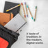 Dingbats* Wildlife A6 Small Reporter Notebook - PU Leather Hardcover, Pocket, Elastic Closure, Pen Holder, Bookmark