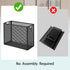 Letter-Size Hanging File Folder Organizer, Metal Mesh Storage Box, Big Desk File Holder, No Installation Required