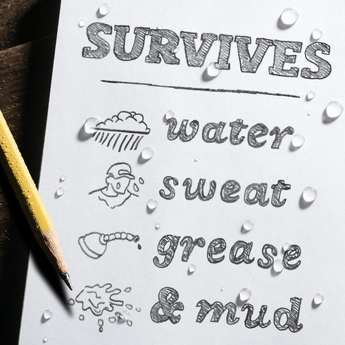 Rite in the Rain Weatherproof Spiral Notebook, 4.625" x 7", Yellow Cover, Birders Journal (No. 195)