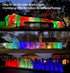 25W 120V 25W Color LED Outdoor Landscape Spotlight with Strobe Lighting - Waterproof RGB Spot Lights for Yard Tree